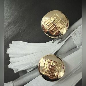 Vintage Givenchy round earrings